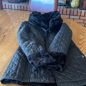 Laundry by Shelli Segal reversible coat.